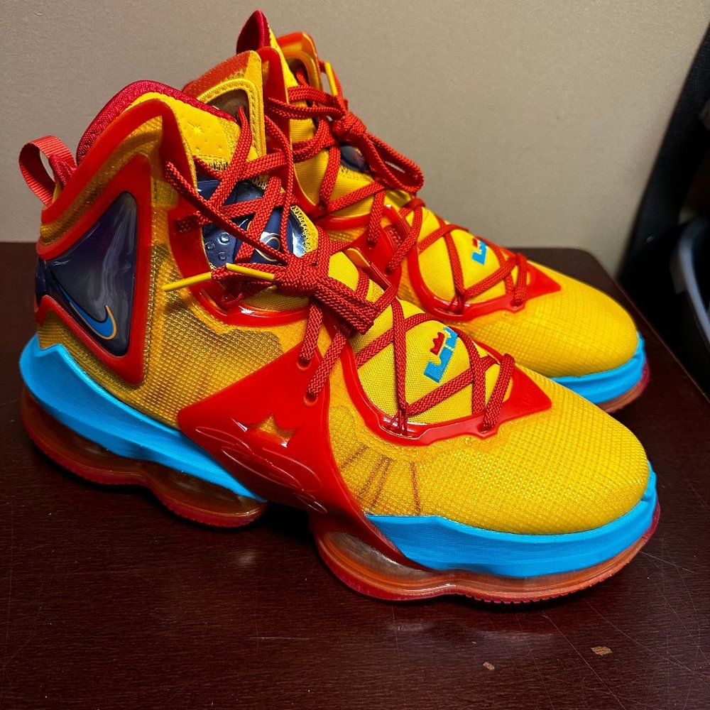 red and yellow lebron's